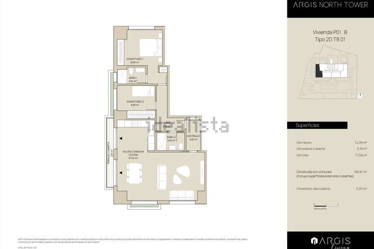 Piso en venta en Avenida de Burgos, 18