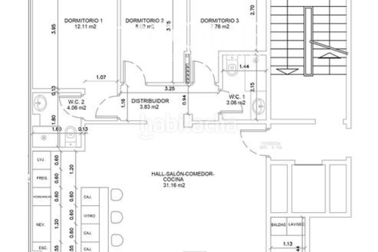 Ático atico con 20 metros de terraza, piscina, garaje opcional, 3 habitaciones 2 baños a estrenar, Castillachamartin en Madrid