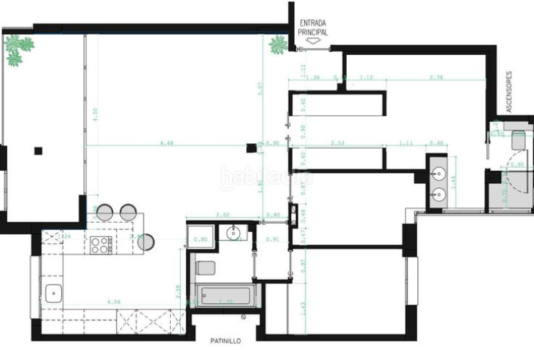 Piso  en venta en c. de núñez morgado en Castilla Madrid