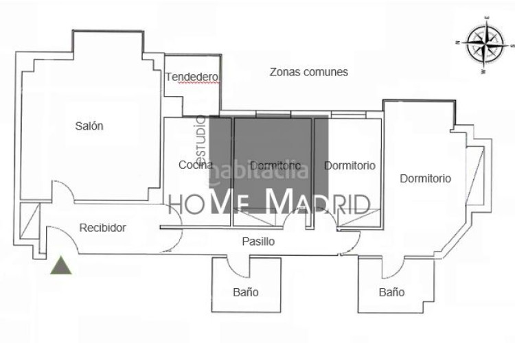 Piso estudio home ofrece magnifico piso de 124m², en la zona de la estación de chamartín. en Madrid