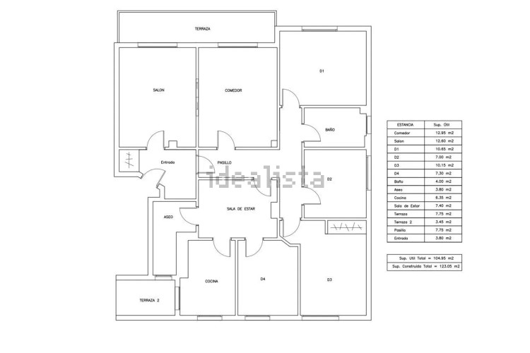 Piso en venta en Castilla