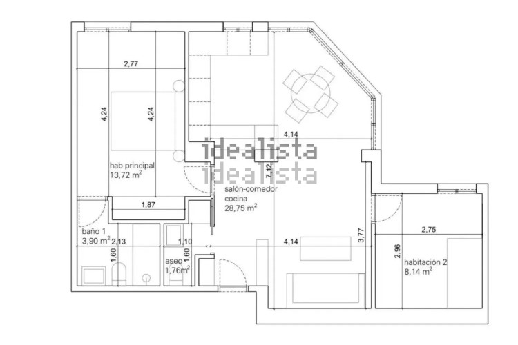 Piso en Barrio Castilla