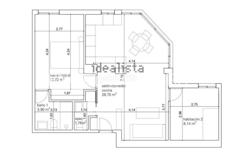 Apartamento exclusivo y luminoso piso en avenida de pio xii en Madrid